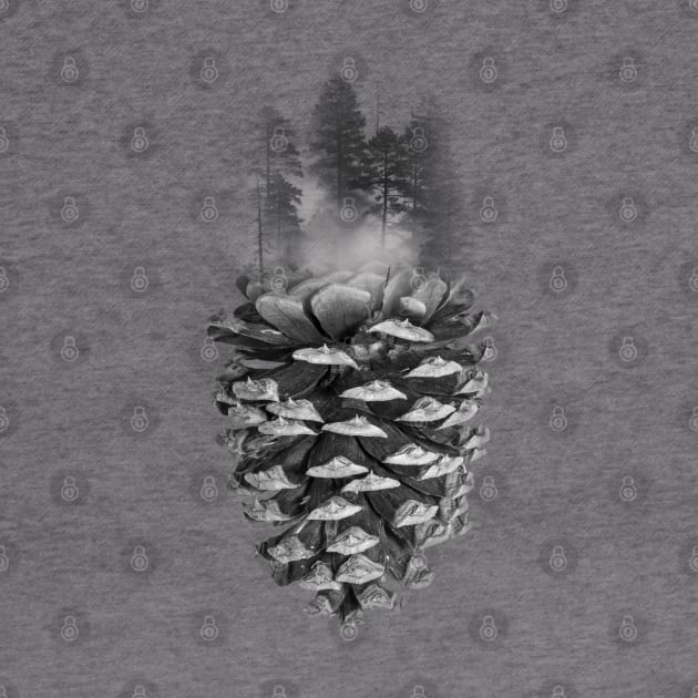 Pine Cone Forest by BlackGrain